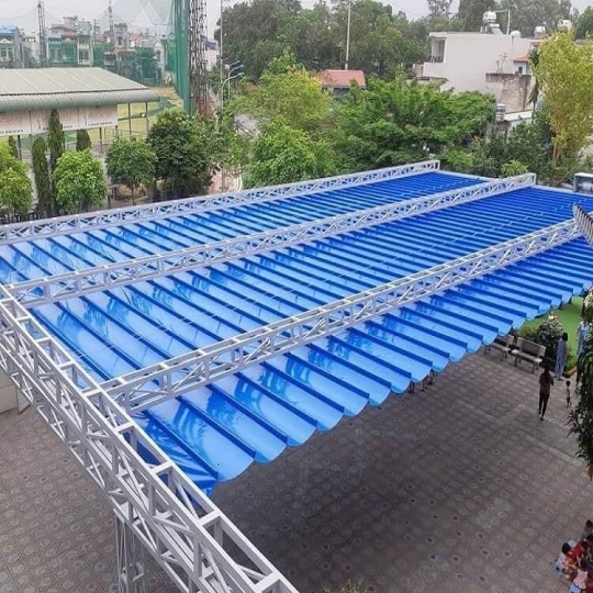 Mái Che Kính Cường Lực-Mái Che Giếng Trời - Mái Che Tấm Polycacbonatee